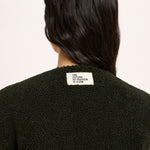 LANIUS reversible quilted jacket in turtle with a boxy cut and piped pockets, another view