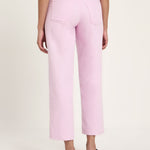 LANIUS orchid straight-leg trousers in GOTS organic cotton, photo 4