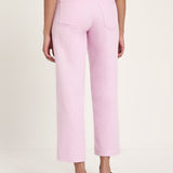 LANIUS orchid straight-leg trousers in GOTS organic cotton, photo 4