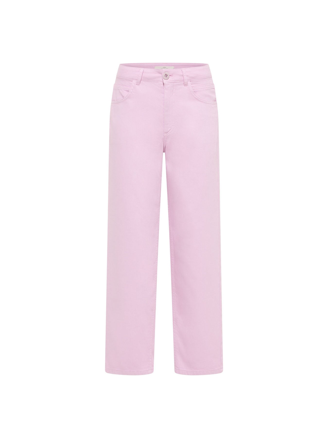 LANIUS orchid straight-leg trousers in GOTS organic cotton, photo 5