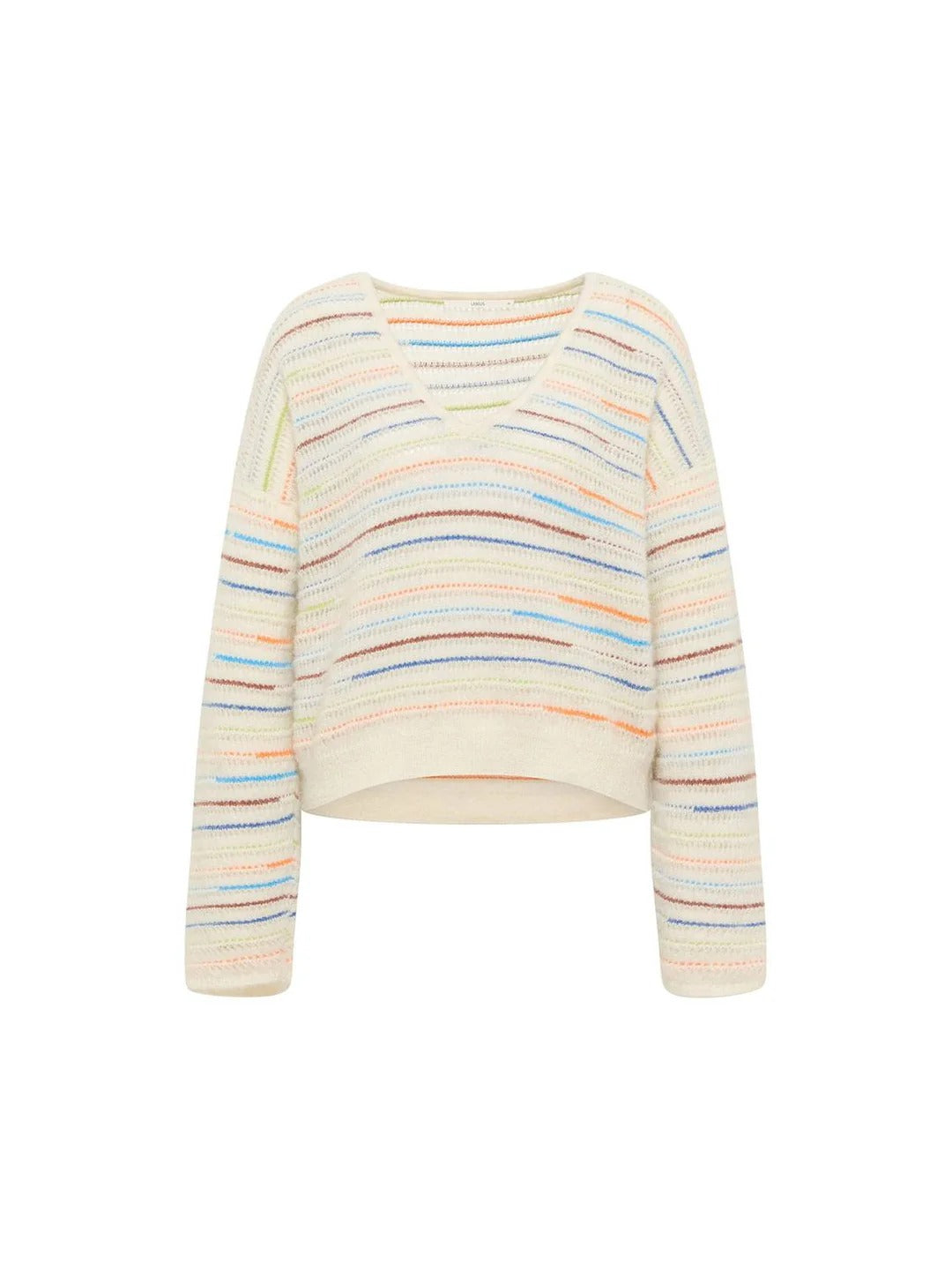 Striped Alpaca-Blend Sweater — Multicolour by LANIUS — fair fashion in organic materials, view 2