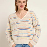 Striped Alpaca-Blend Sweater — Multicolour by LANIUS — fair fashion in organic materials, view 5