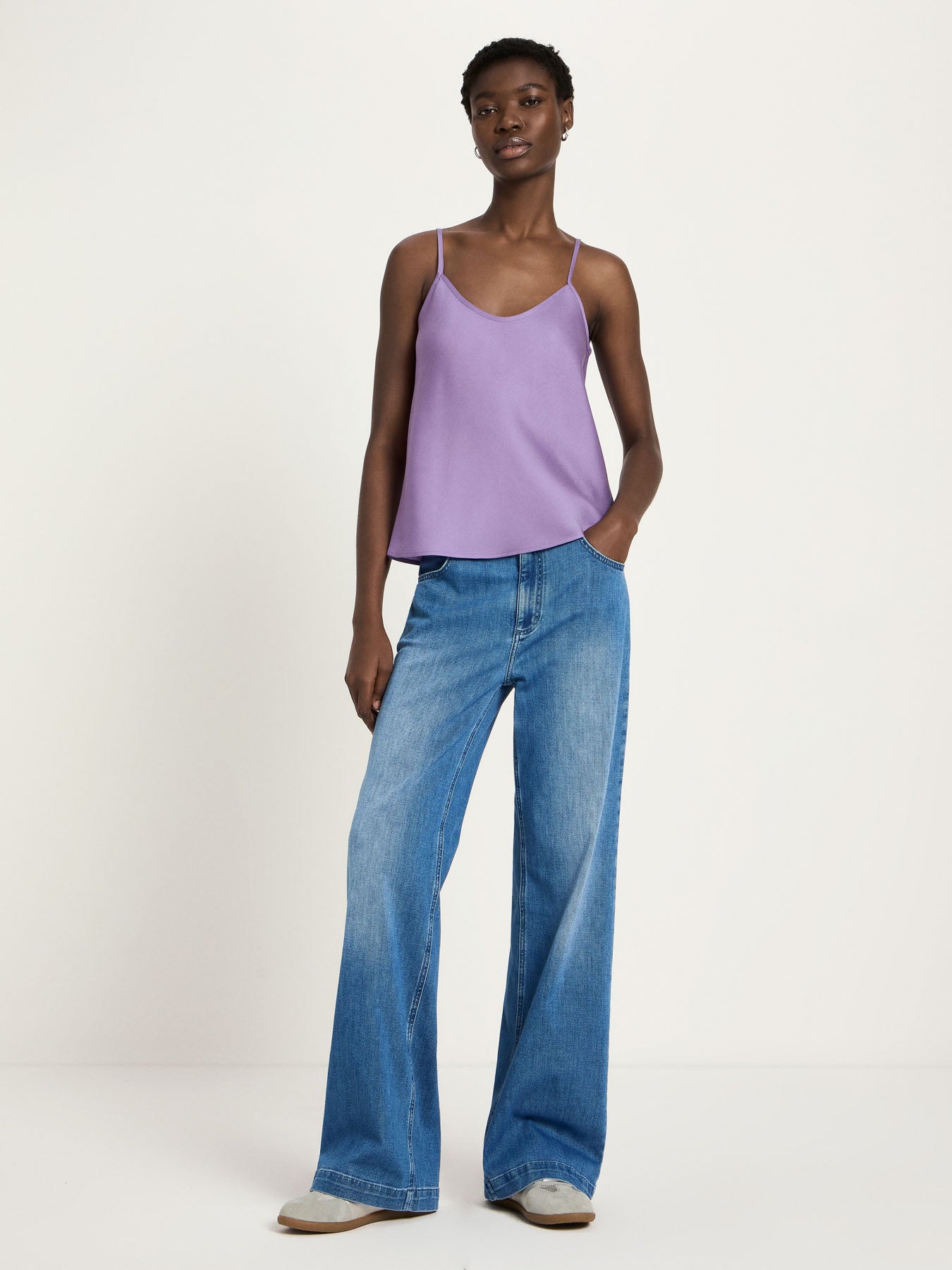 TENCEL™ Camisole Top – Purple Haze by LANIUS — fair fashion in organic materials, view 3