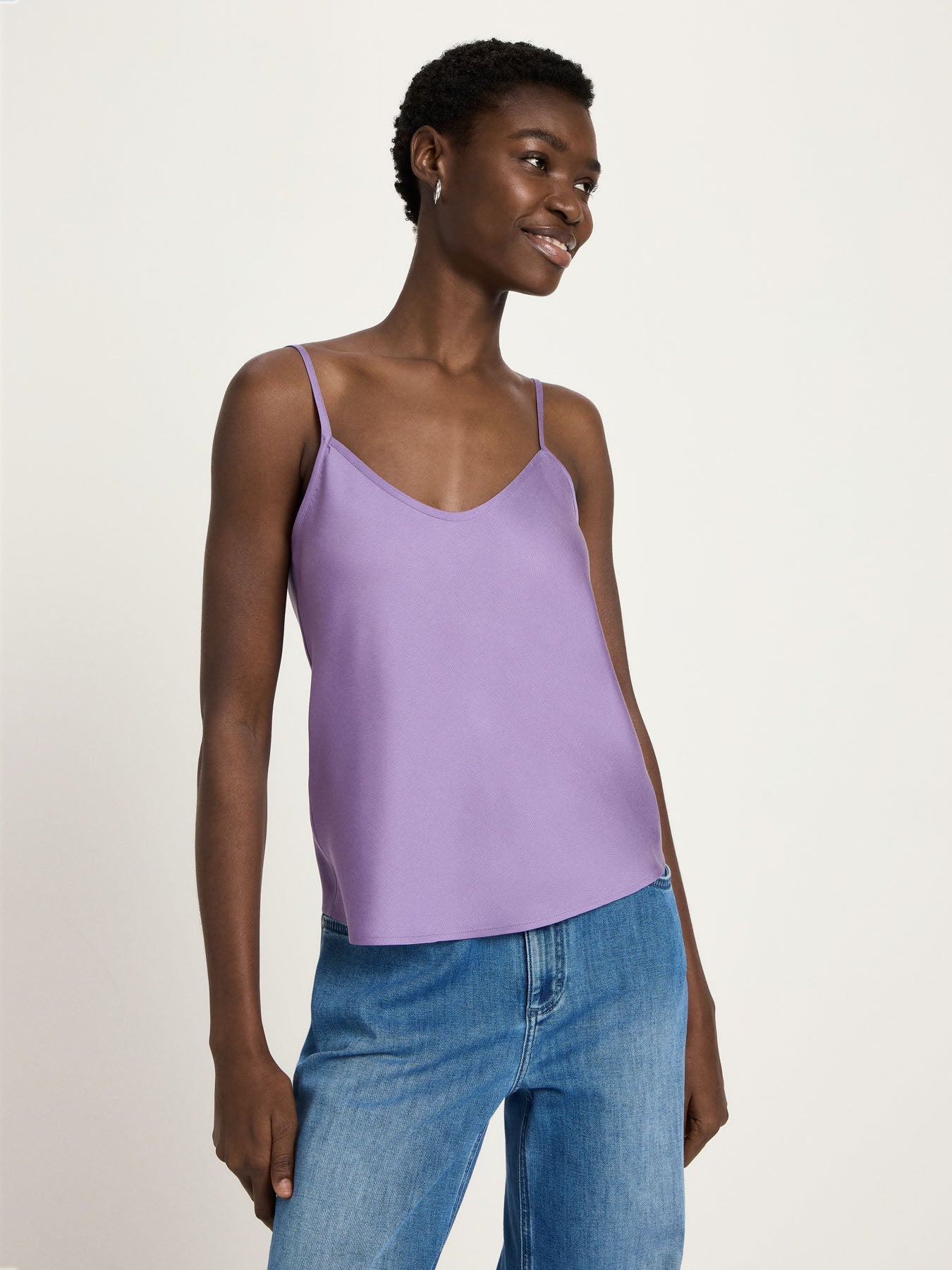 TENCEL™ Camisole Top – Purple Haze by LANIUS — fair fashion in organic materials, view 4