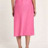 TENCEL™ Midi Skirt - Bright Orchid by LANIUS — fair fashion in organic materials, view 5