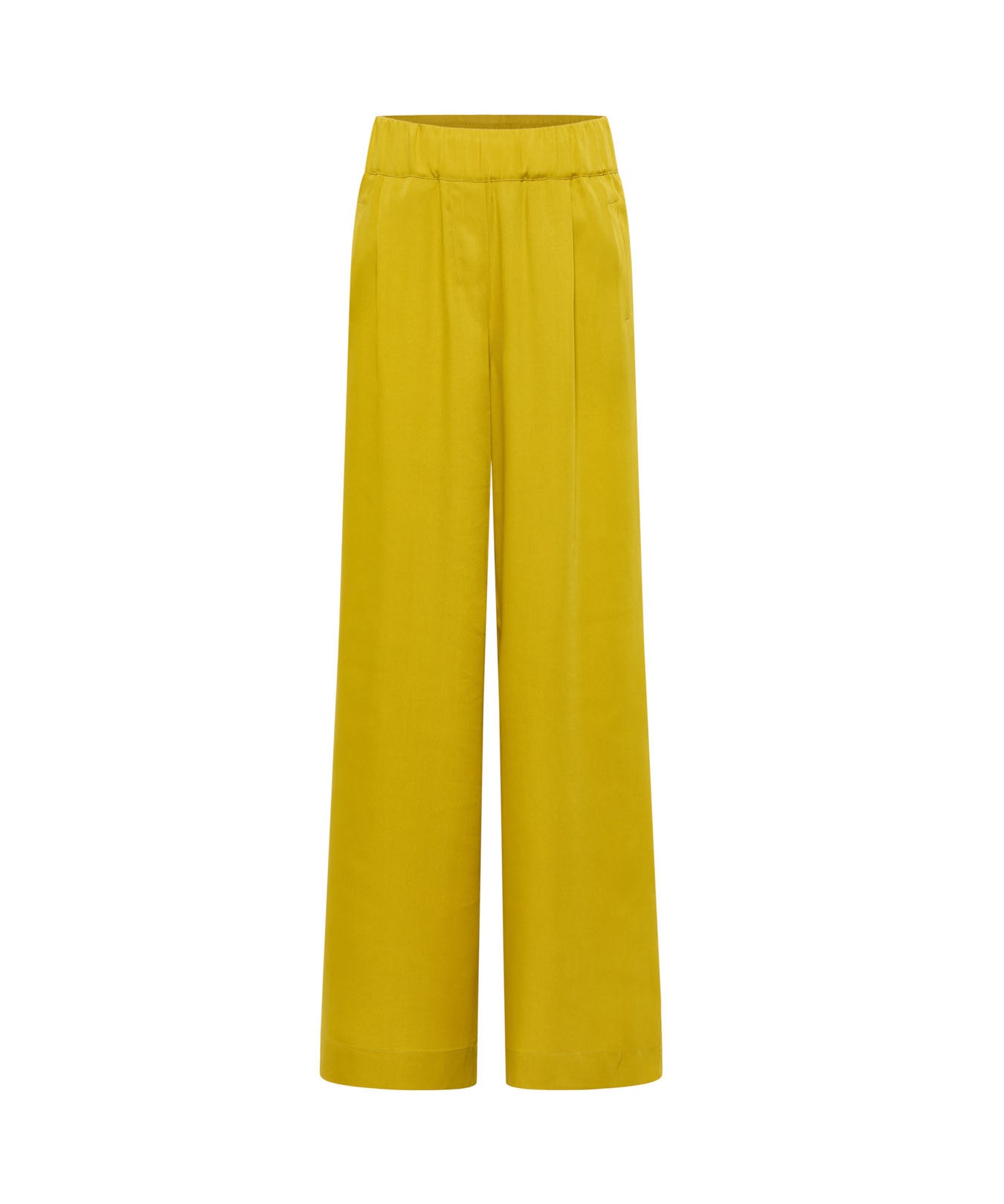 Wide-leg trousers - Dark Kiwi by LANIUS — fair fashion in organic materials, view 2