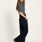 Wide-Leg Trousers - Midnight Blue by LANIUS — fair fashion in organic materials, view 2