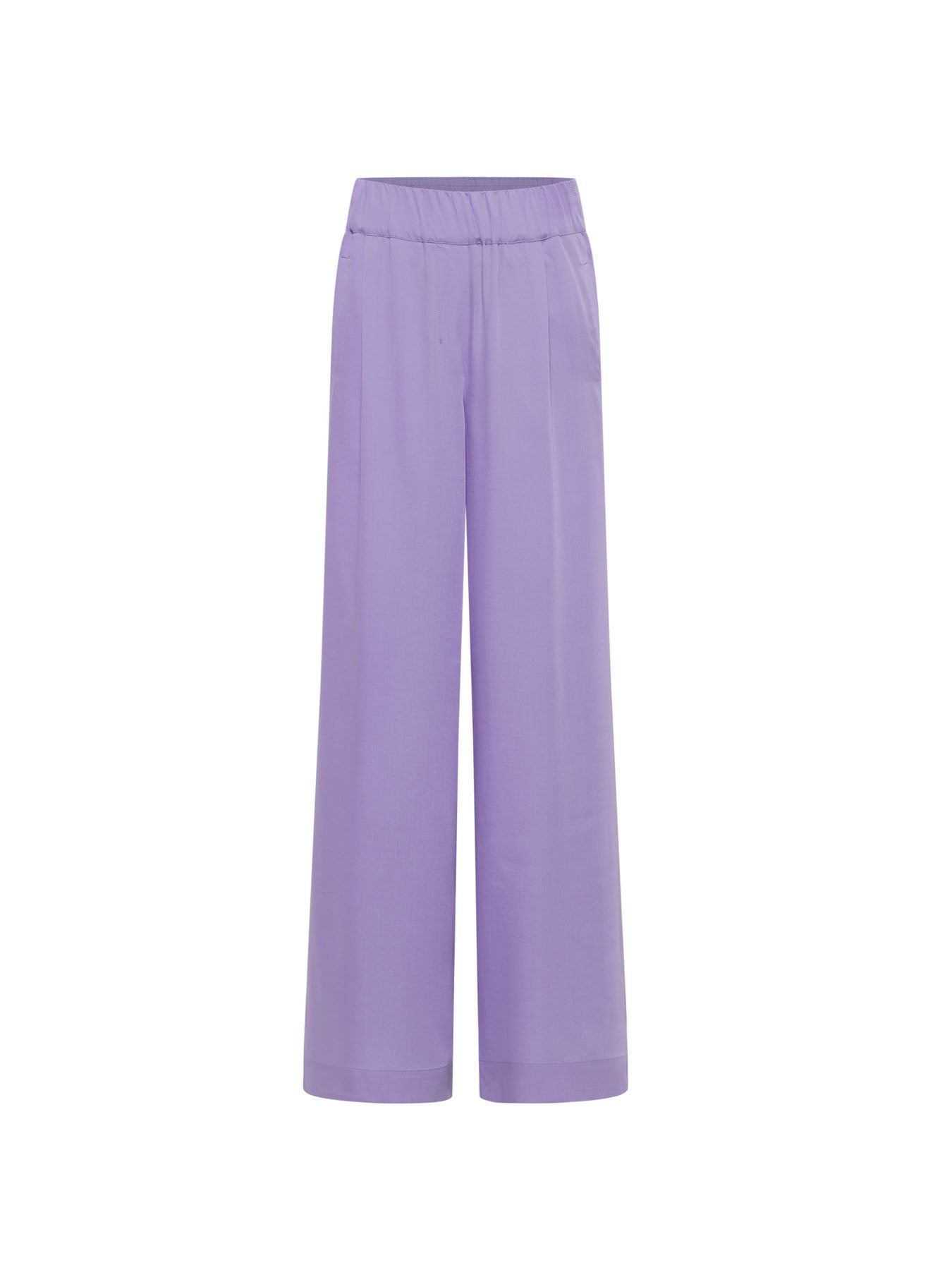 Wide-Leg Trousers - Purple Haze by LANIUS — fair fashion in organic materials, view 2