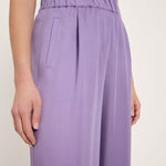 Wide-Leg Trousers - Purple Haze by LANIUS — fair fashion in organic materials, view 3