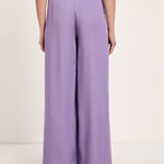Wide-Leg Trousers - Purple Haze by LANIUS — fair fashion in organic materials, view 5