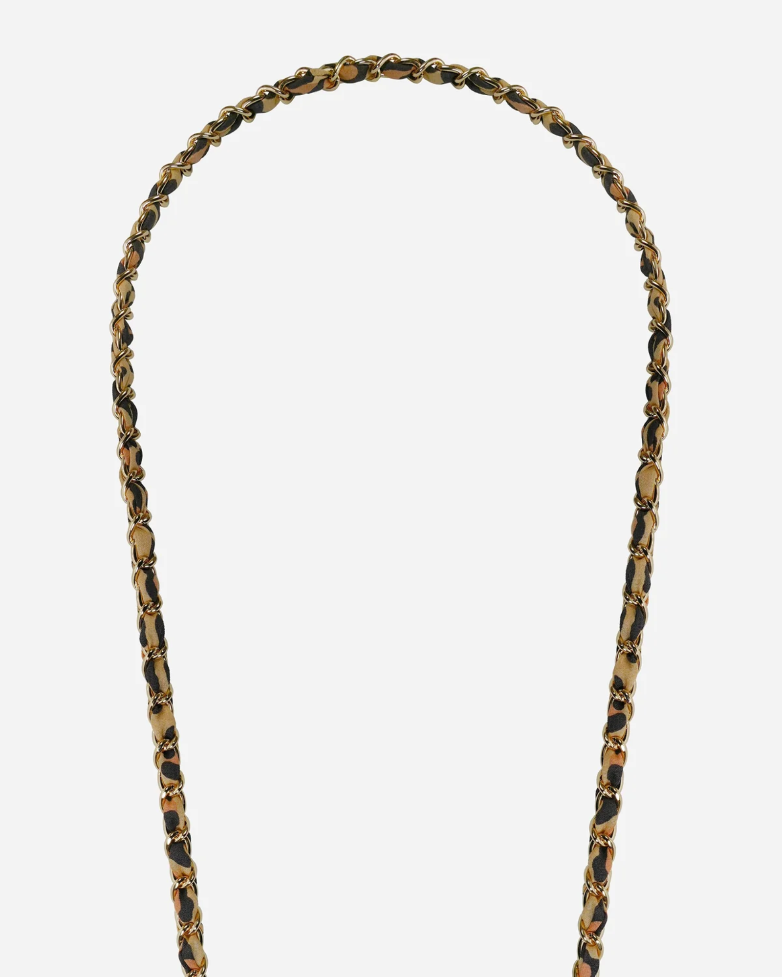 Leo Braided Crossbody Phone Chain Leopard stylish animal print smartphone accessory