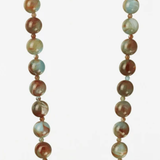 Leonie Phone Chain turquoise and brown marbled beads elegant crossbody smartphone accessory