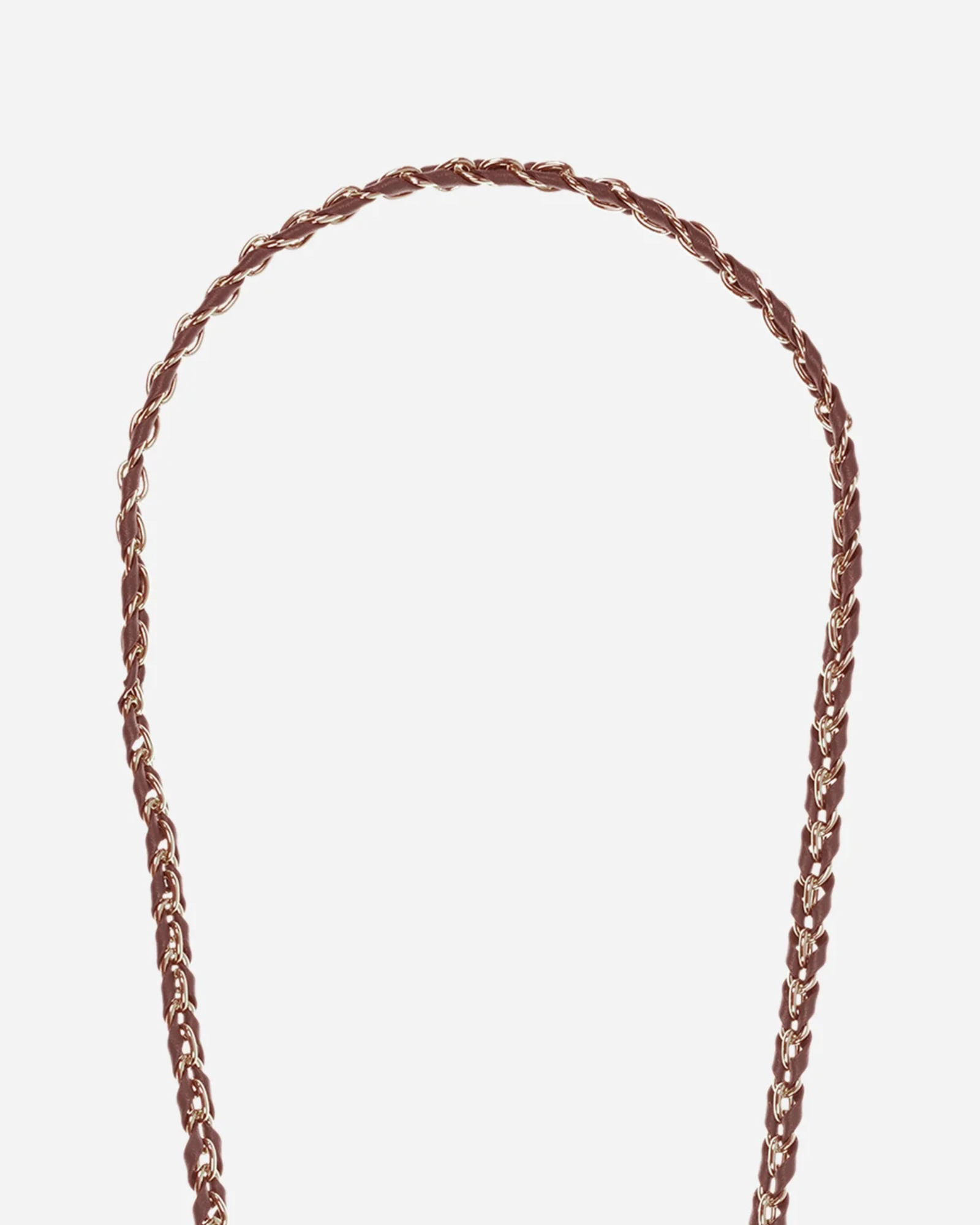 Lou Braided Phone Chain Bordeaux stylish braided crossbody smartphone accessory