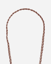 Lou Braided Phone Chain Bordeaux stylish braided crossbody smartphone accessory