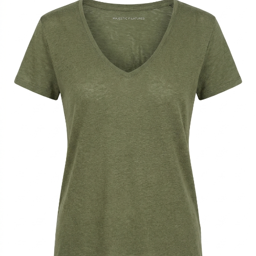 Majestic Filatures T-shirt Khaki