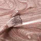 Manucurist Green Flash™ LED nail polish in Cosmic Rose, iridescent champagne pink – view 3