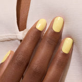 Manucurist Green Flash™ LED nail polish in Mimosa, pastel yellow – view 2