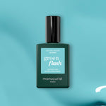 Manucurist Green Flash™ semi-permanent LED nail polish, Riviera – bottle
