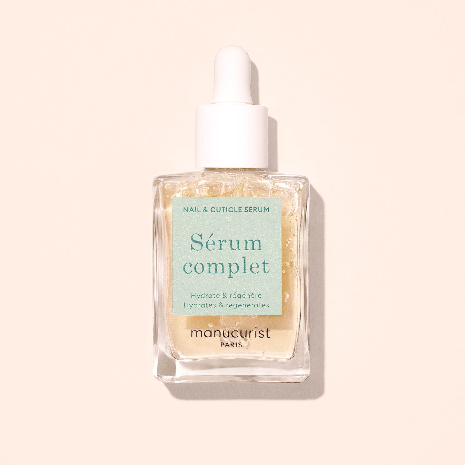 Manucurist Sérum Complet nail and cuticle serum in a glass dropper bottle