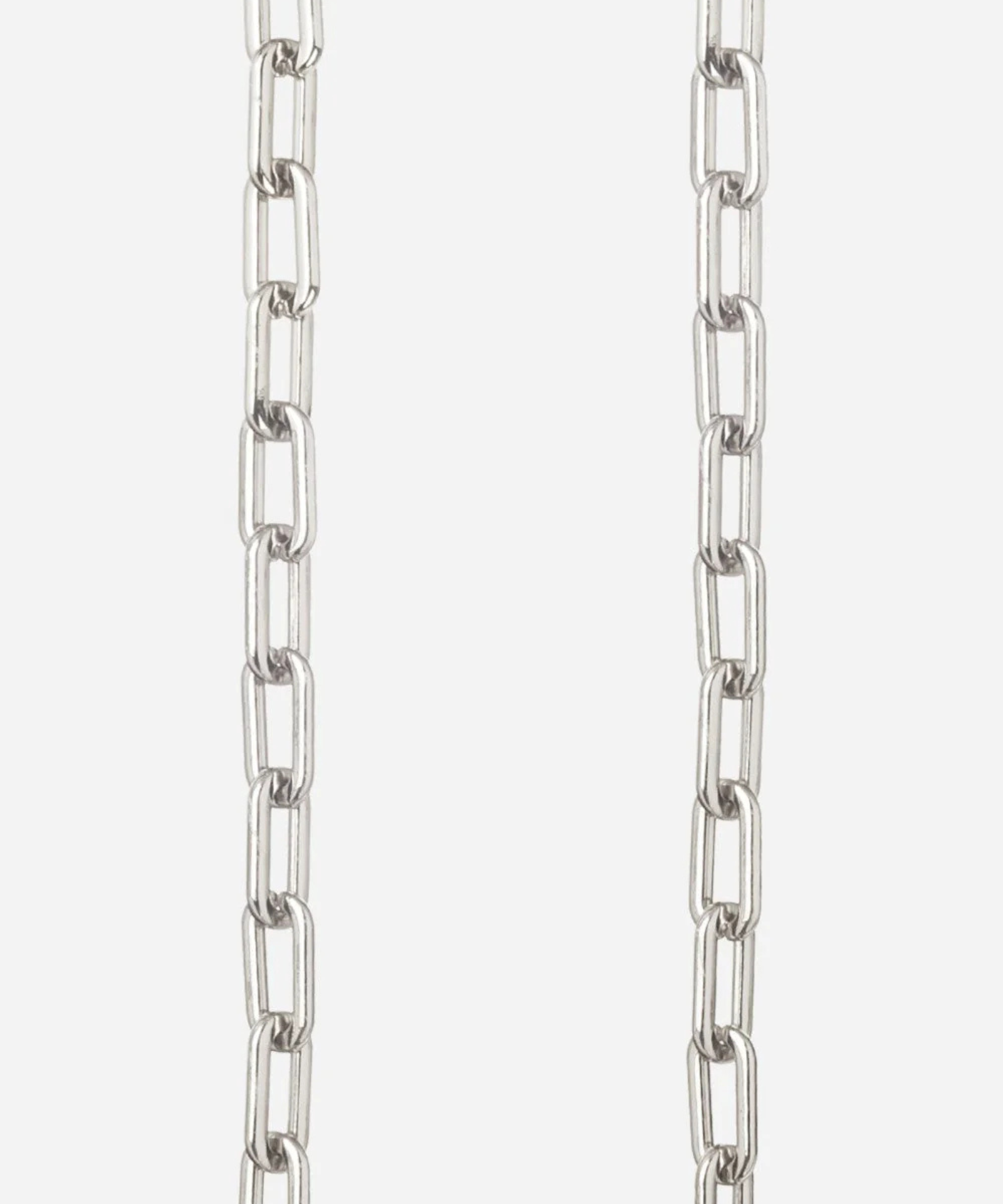 Mia Metal Link Phone Chain Silver stylish metallic smartphone accessory