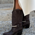MICUIR Gaucho western boots worn with jeans