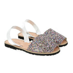 Minorquines avarca sandals with multicolour sequins – pair