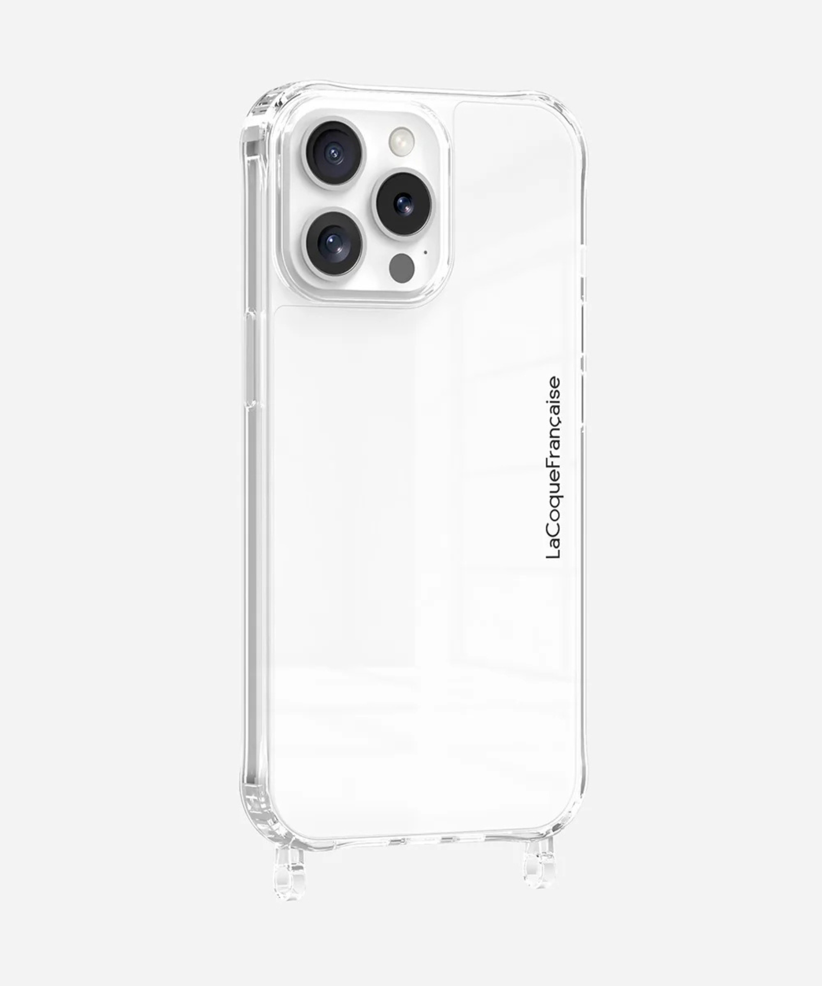 Clear mirror phone case with ring holders and protective design