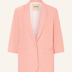 MMJunie Miley blazer in soft pink, front view with tailored silhouette