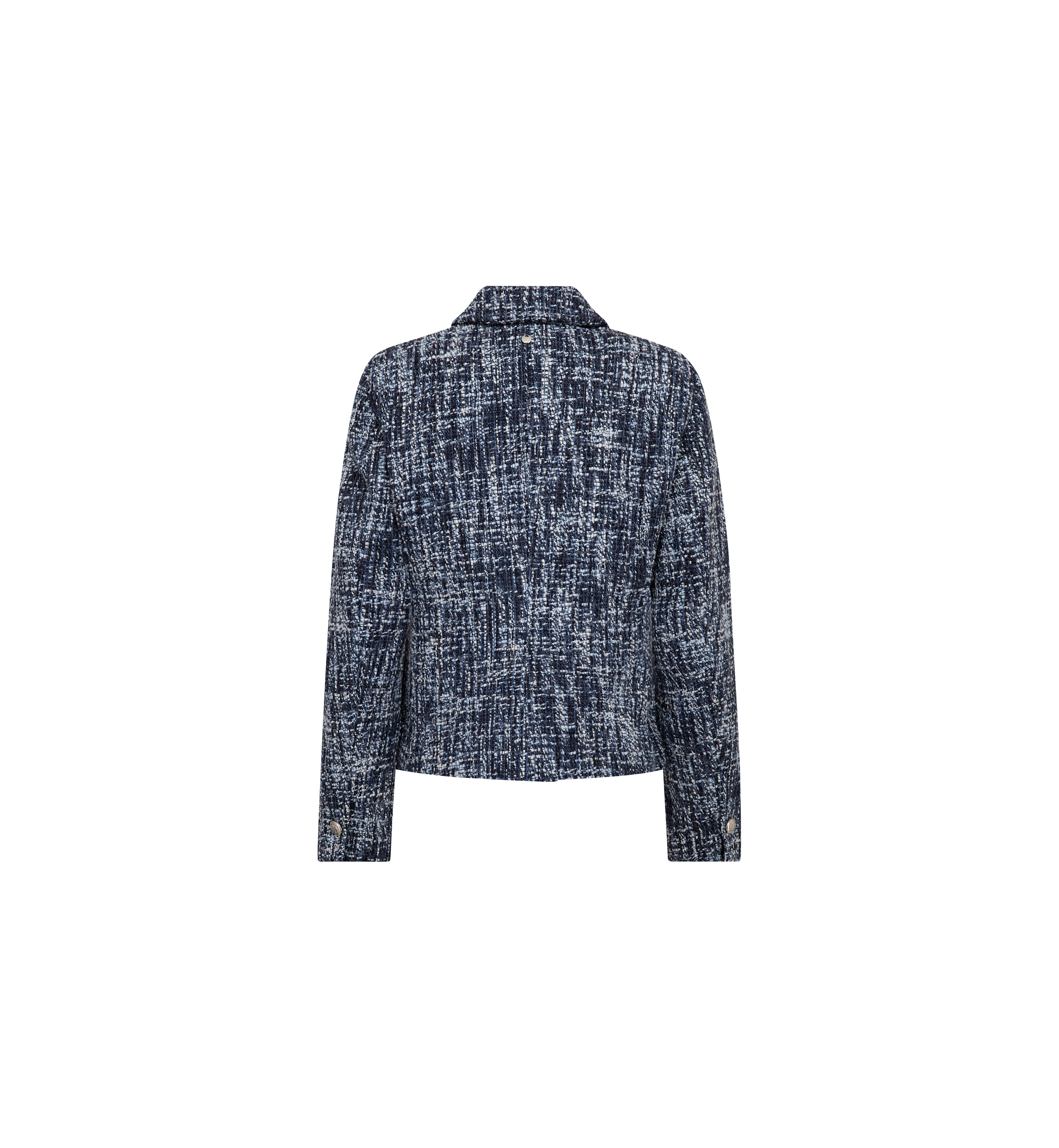 Fione Leoni Tweed Jacket – Salute Navy – view 3