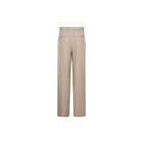 Mos Mosh Issa Inah tailored trousers in sesame – back view