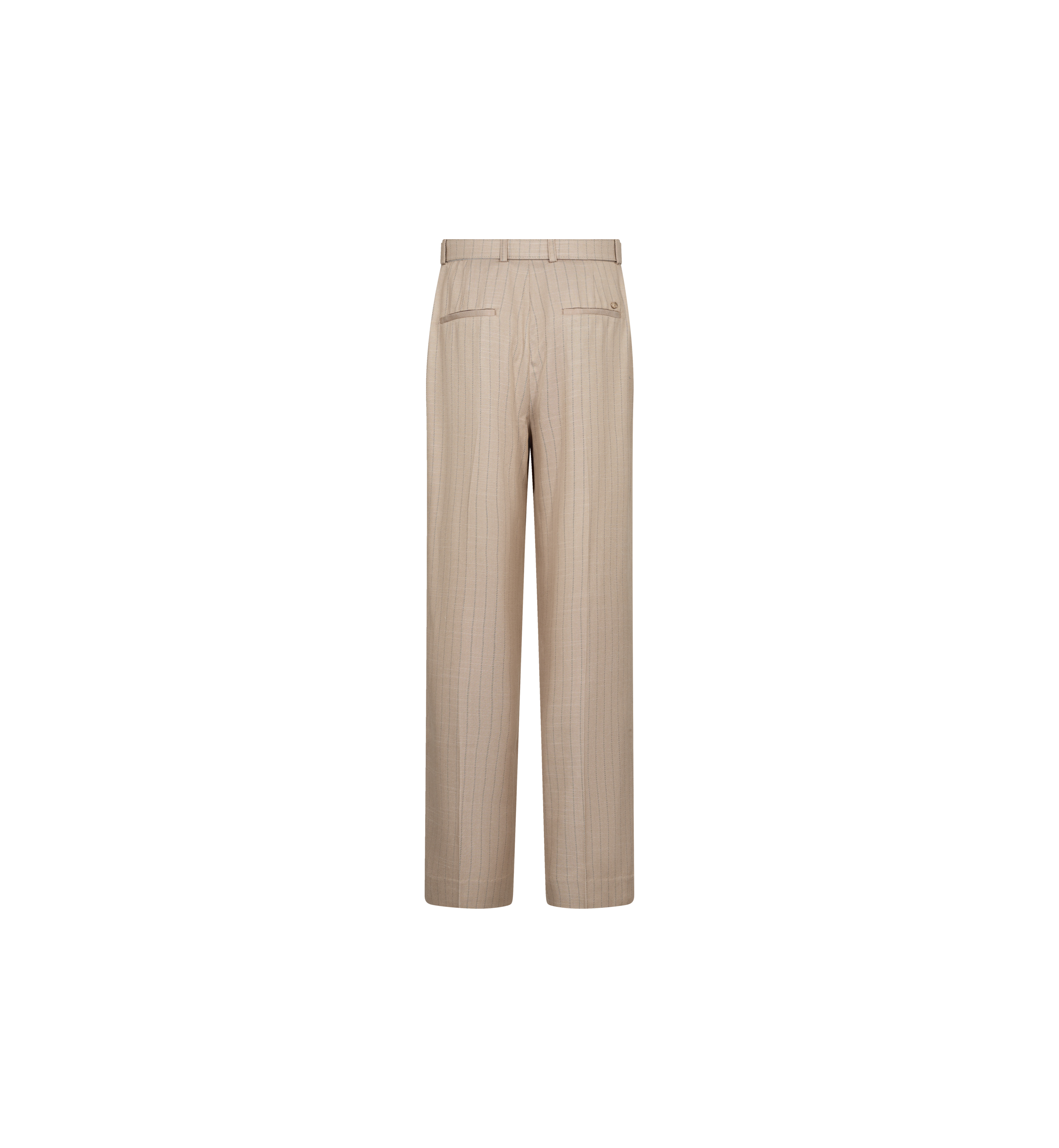 Mos Mosh Issa Inah tailored trousers in sesame – back view