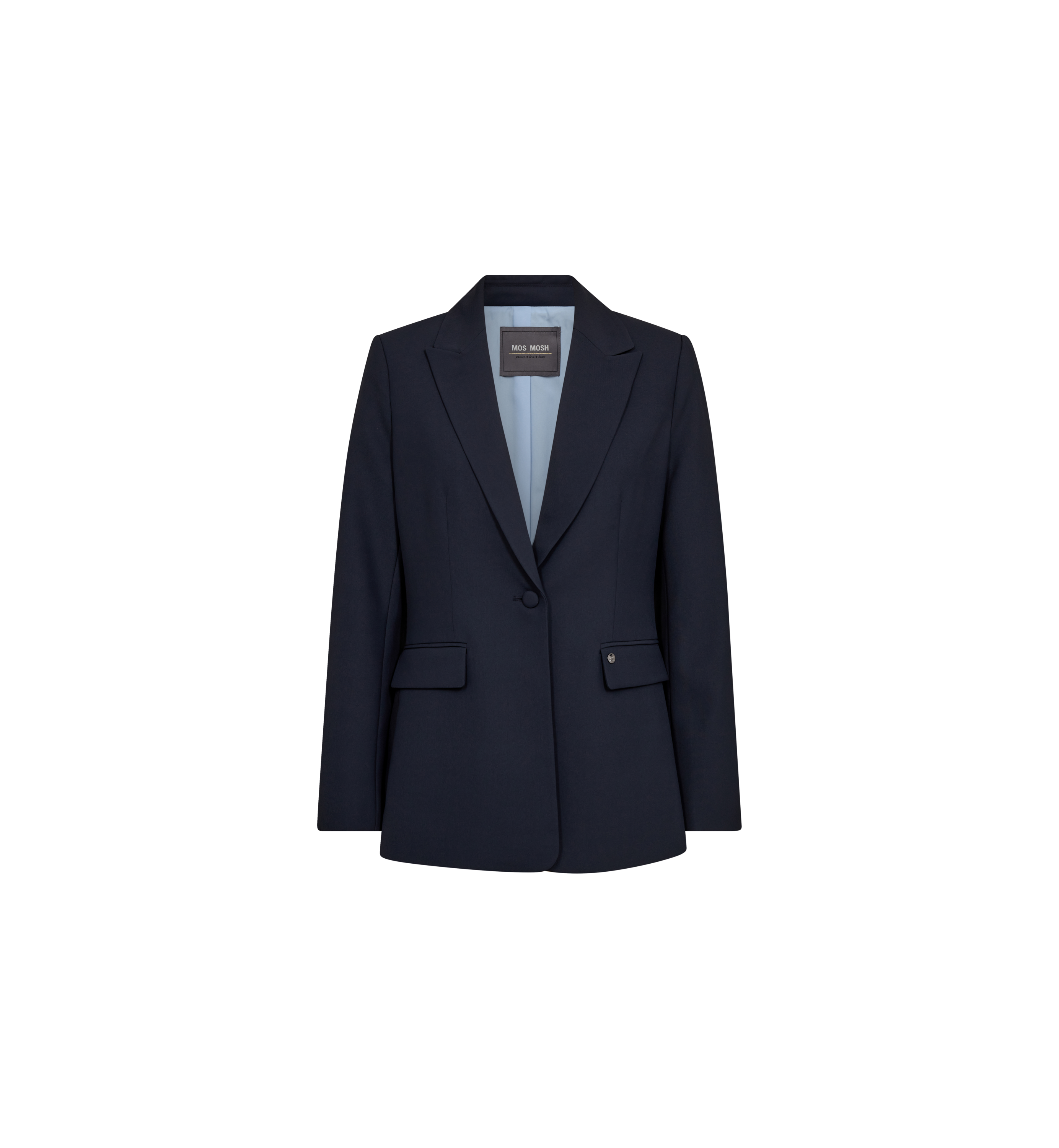 Mos Mosh Leonora Miley Blazer – Salute Navy – front view