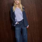 Malago Jerson Barrel-Leg Jeans – Dark Blue – front view