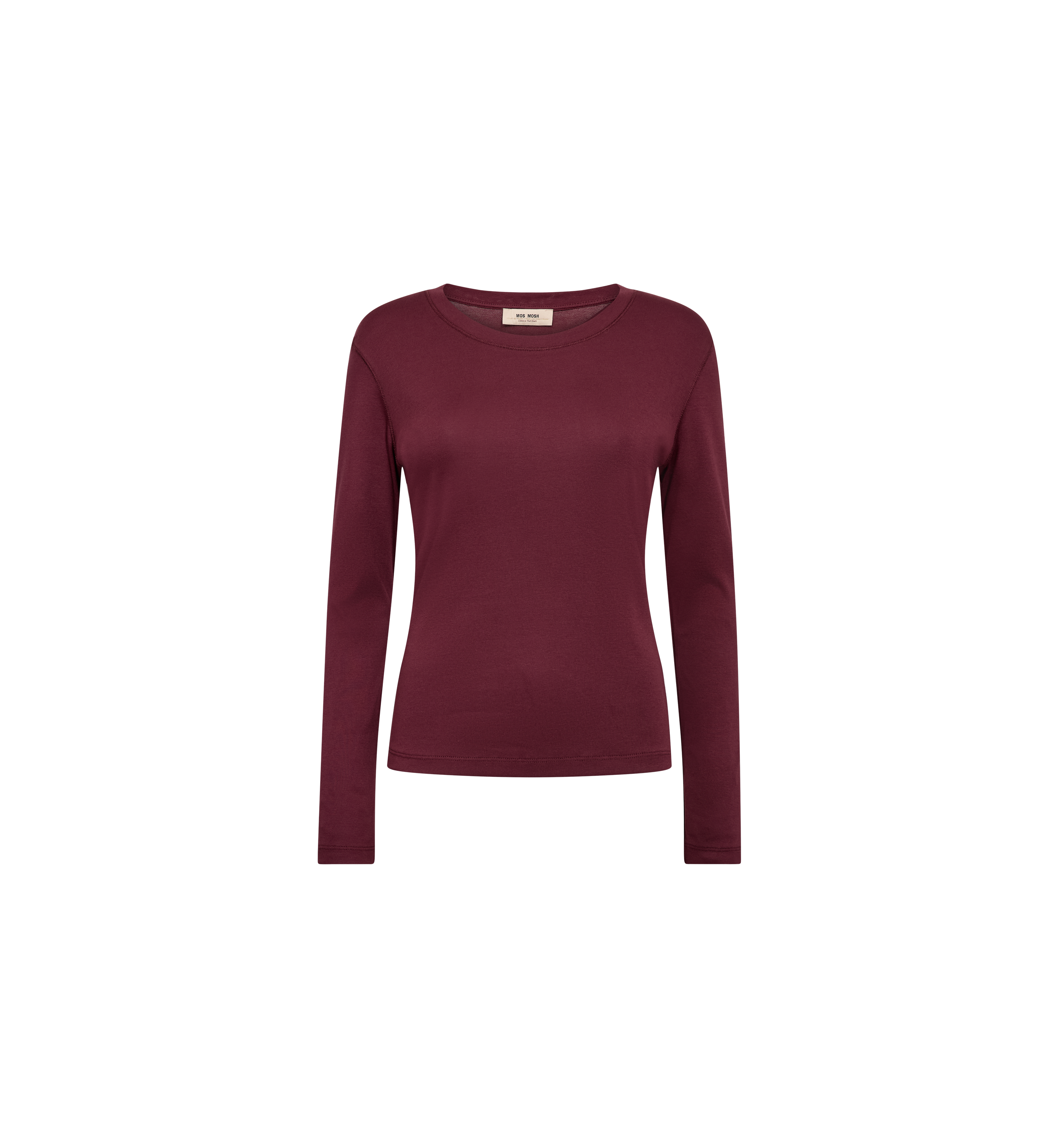 MOS MOSH Mali Boat-Neck Long-Sleeve Tee – Port Royale – front view