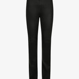 Mos Mosh MMSarina black leather leggings with a smooth-front high-waisted design and slim-fit leg.