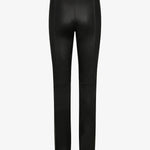 Back view of Mos Mosh MMSarina leather leggings highlighting the sleek fit and premium leather construction.