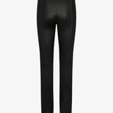 Back view of Mos Mosh MMSarina leather leggings highlighting the sleek fit and premium leather construction.