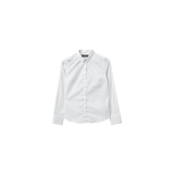 MOS MOSH MMTilda fitted shirt in crisp white. A tailored capsule wardrobe essential in stretch cotton