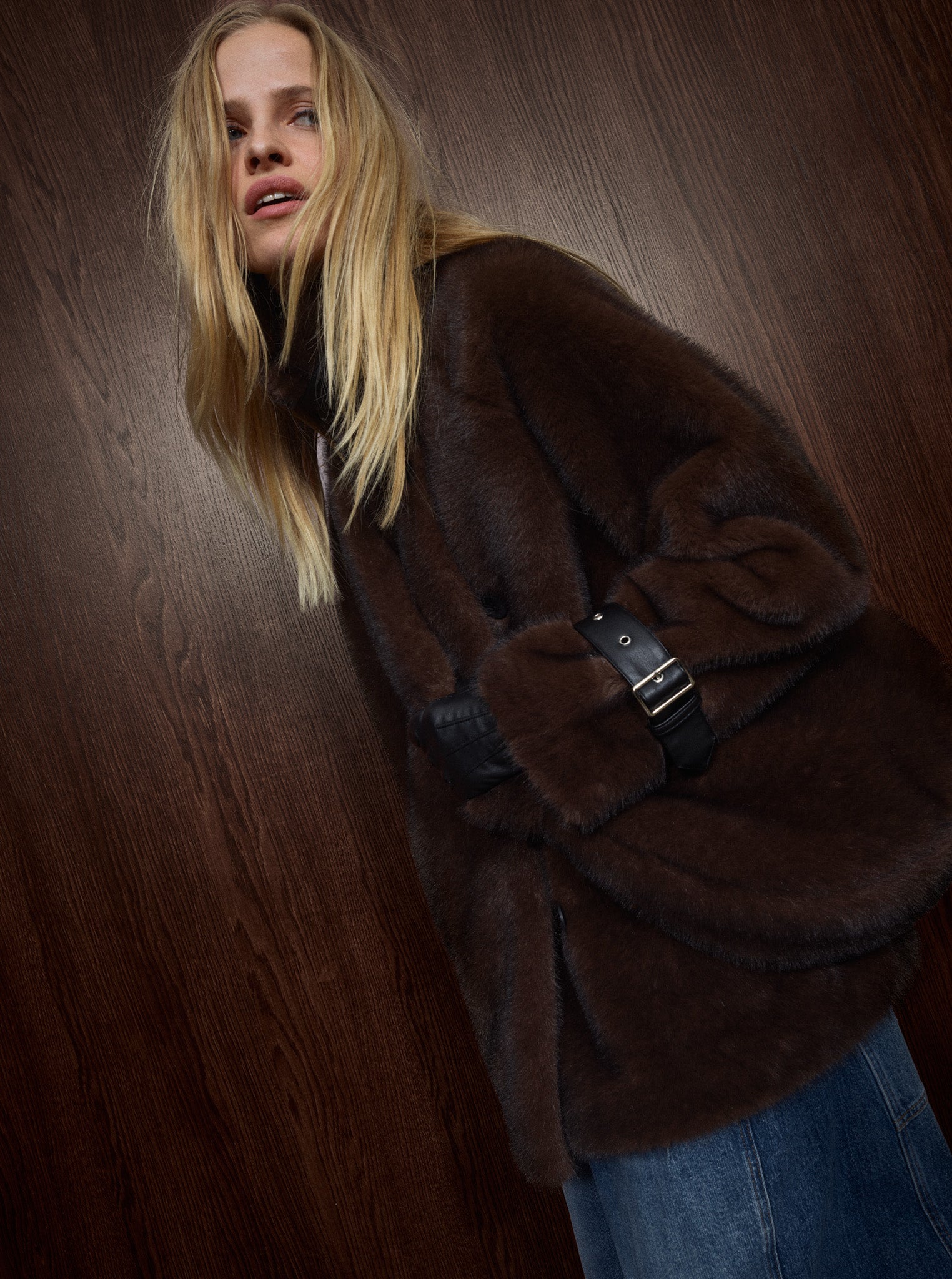Nanette Faux Fur Jacket – Delicioso – view 4