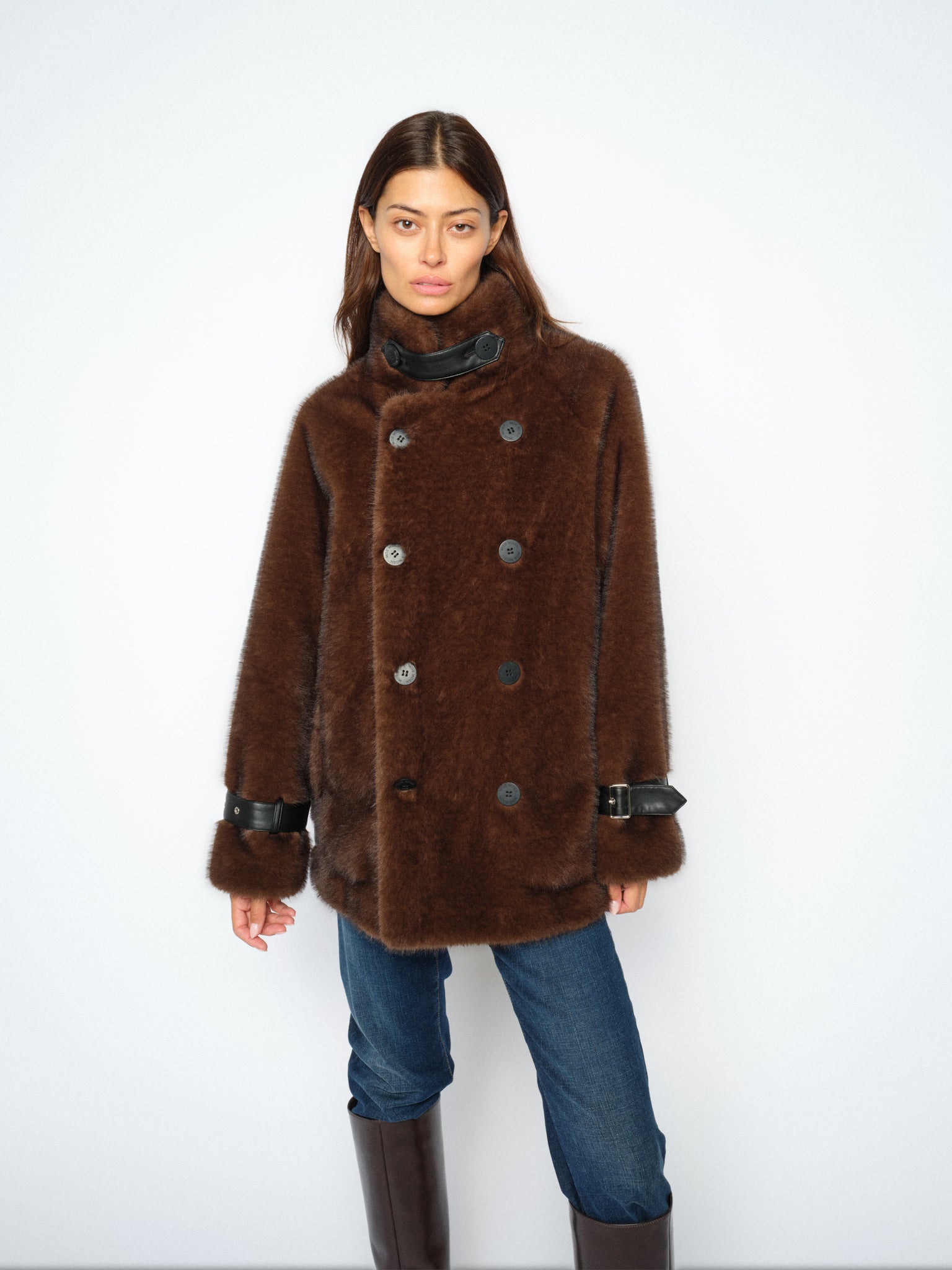 Nanette Faux Fur Jacket – Delicioso – view 5