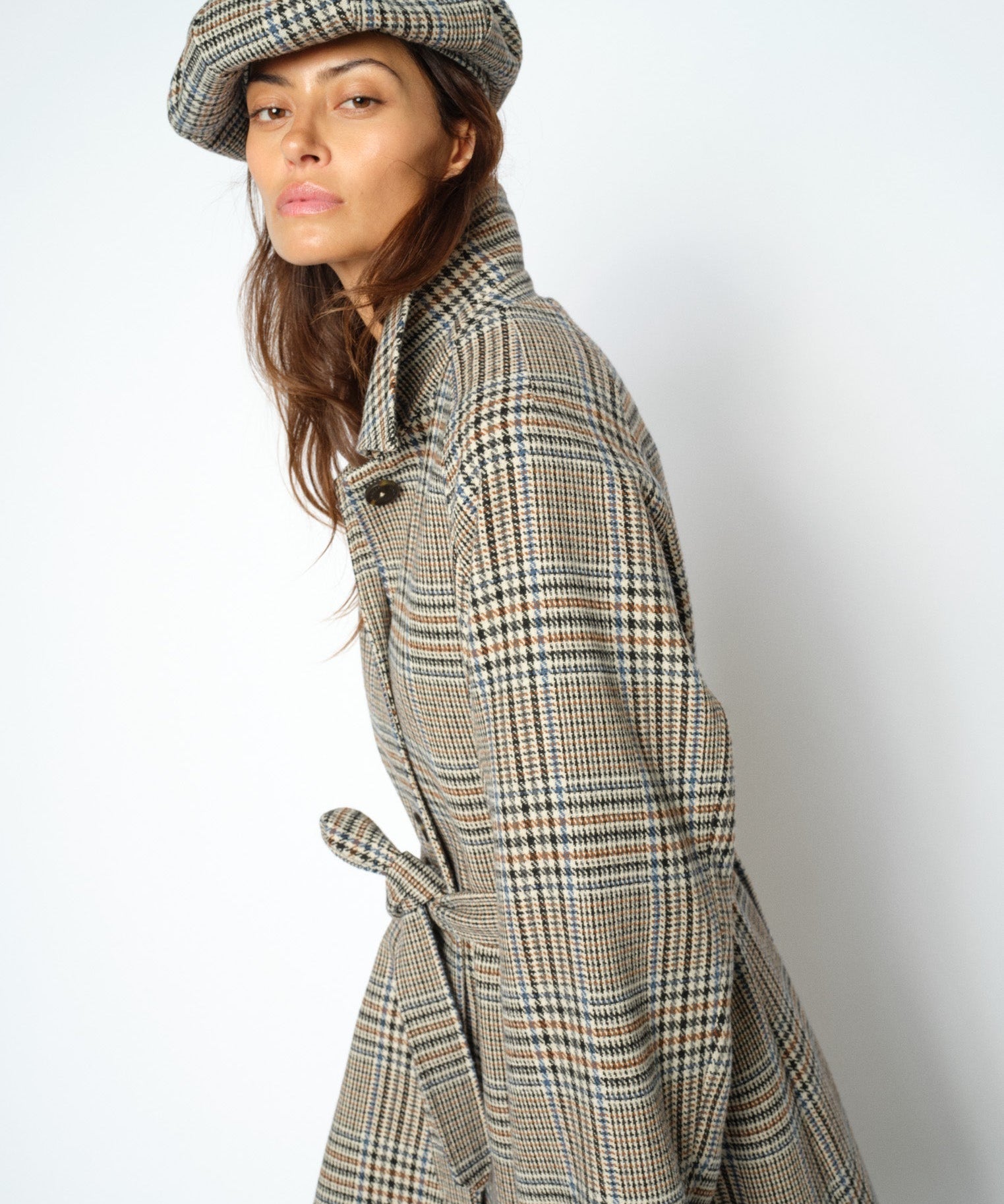 Nylah Baker Boy Cap – Oxford Tan – front view