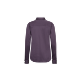 MOS MOSH Tina fitted shirt in Sweet Grape, back view