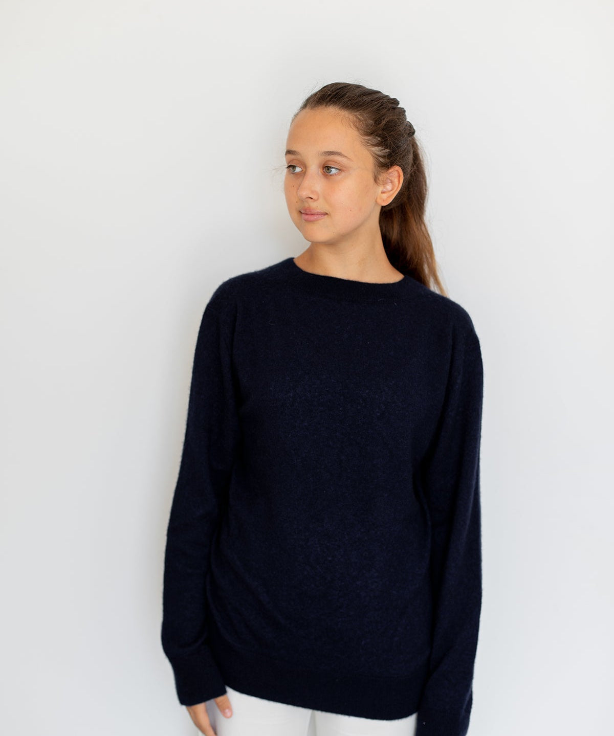 Crew-Neck Jumper – Indigo – view 2