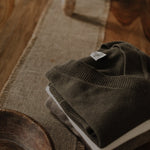 Iconic V-Neck Jumper – Olive – view 2