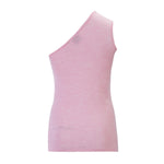 One-Shoulder Top – Pink – view 2