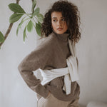 Roll-Neck Jumper – Hot Cappuccino – view 3