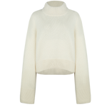 Wide-Sleeve Jumper – Ecru – front view