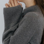 Wide-Sleeve Jumper – Grey – view 5