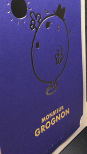 Arteonn Mr. Men & Little Miss Monsieur Grognon Art Print