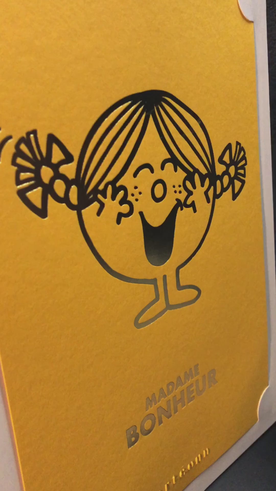 Arteonn Mr. Men & Little Miss Madame Bonheur Art Print